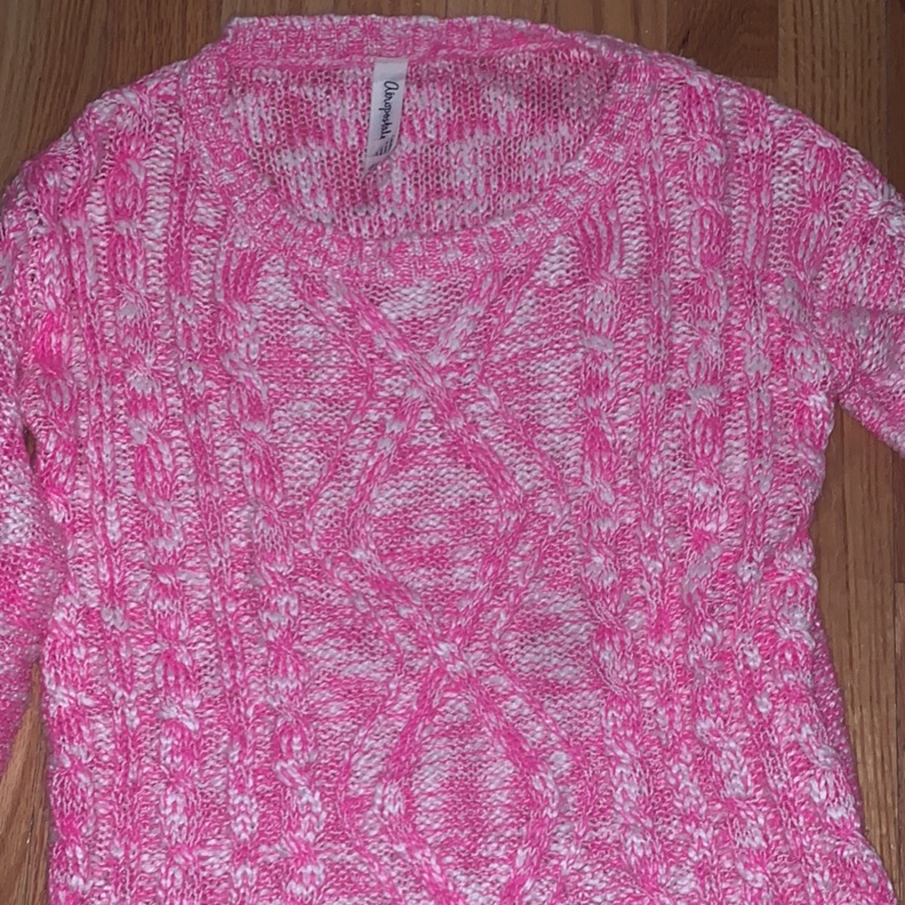 Pink Sweater Aeropostale